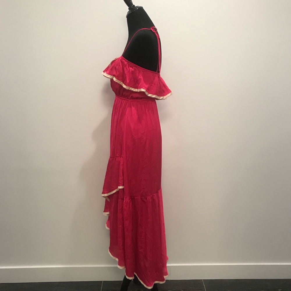 Arden B Pink Ruffled Dress - Picture 6 of 9